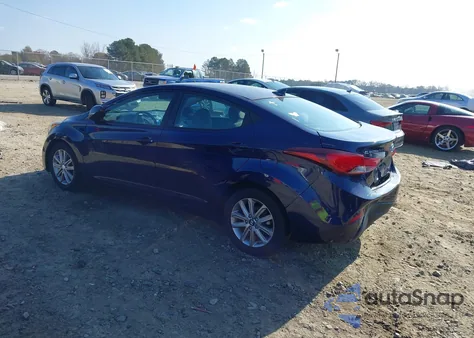 2014 Hyundai Elantra Se from USA, damaged, VIN 5NPDH4AE0EH497377